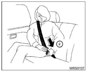 Fastening the seat belts