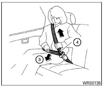 Fastening the seat belts