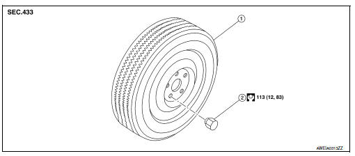 Road wheel tire assembly