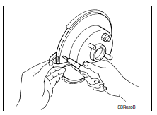Rear disc brake