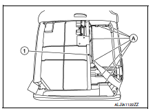 Rear seatback assembly (lh)