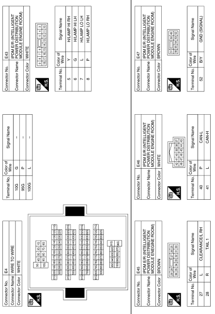 Nissan Sentra Service Manual: Wiring diagram - Exterior lighting system