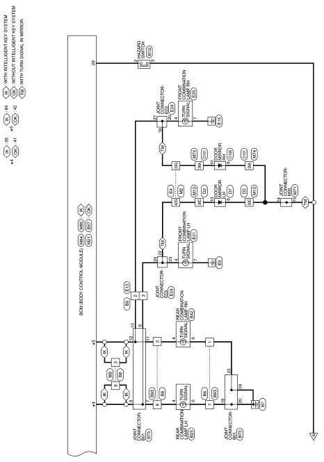 Nissan Sentra Service Manual: Wiring diagram - Exterior lighting system