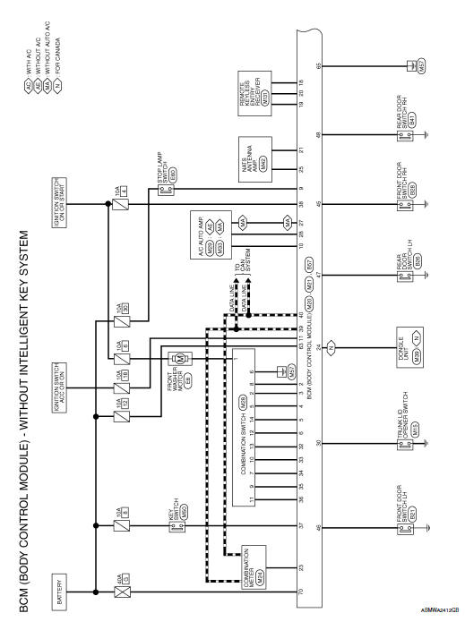 wiring diagram of nissan sentra