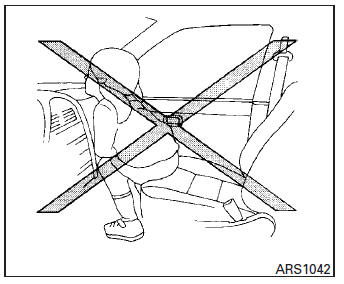 Precautions on supplemental restraint system 