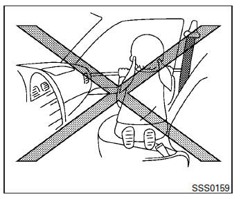 Precautions on supplemental restraint system 