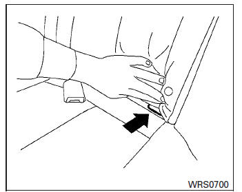 LATCH lower anchor location