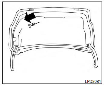 Interior trunk lid release