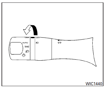 Fog light switch (if so equipped)