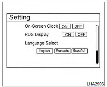 On-Screen Clock