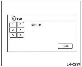 FM/AM/SAT radio with compact disc (CD) player (Type B) (if so equipped)