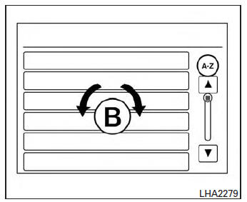 iPod®* player operation with Navigation System (if so equipped)