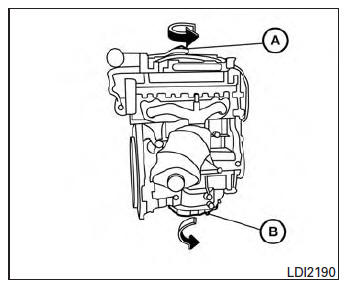 Changing engine oil