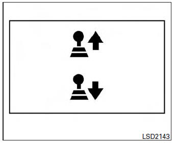 Gear shift indicator (Manual transmission only) (if so equipped)