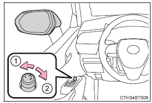 Adjusting the steering wheel and mirrors