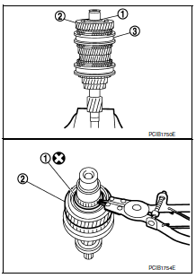 Input shaft and gear 