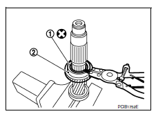 Input shaft and gear 