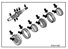 Input shaft and gear 