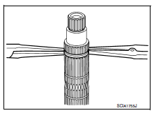 Mainshaft and gear 