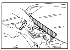 Precaution for Procedure without Cowl Top Cover