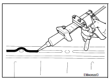 Precaution for Procedure without Cowl Top Cover