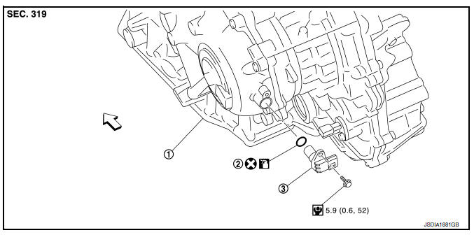 Secondary speed sensor 