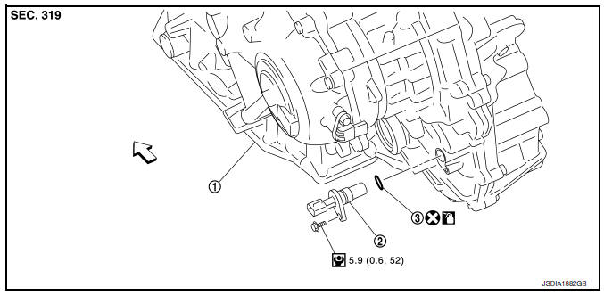 Output speed sensor