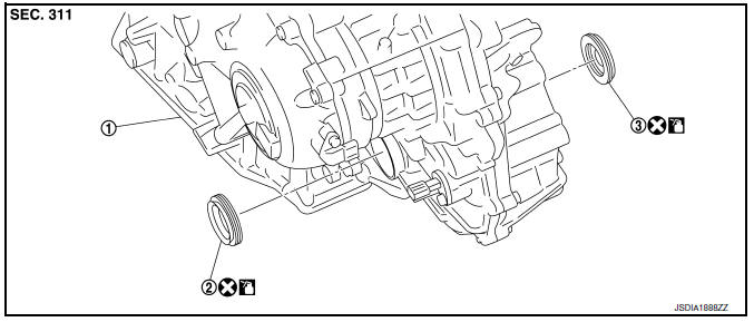 Differential side oil seal