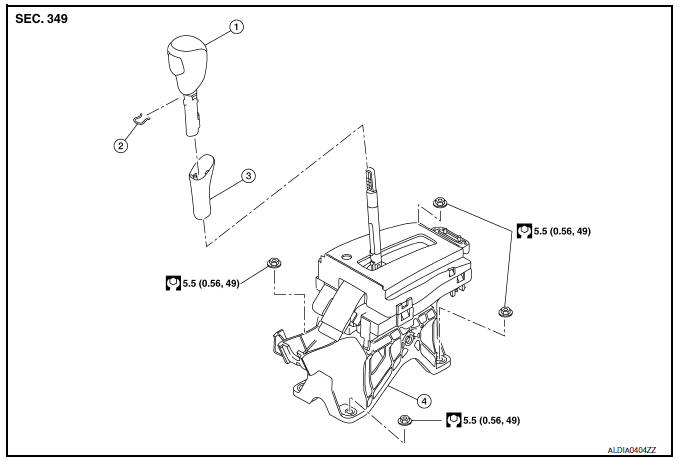 CVT Shift selector