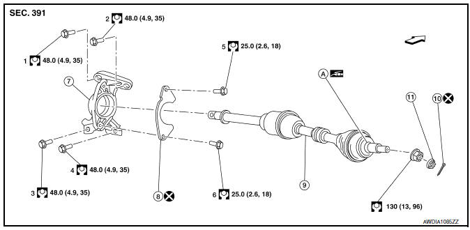 6M/T : Exploded View (RH) 