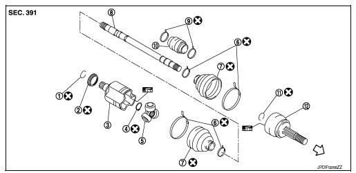 6M/T : Exploded View (LH) 