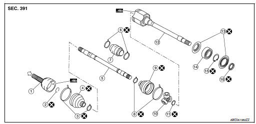 6M/T : Exploded View (RH) 