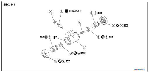 Rear drum brake