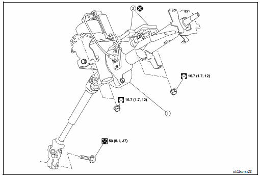 Steering column