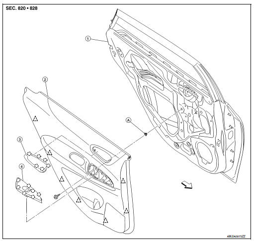 Rear door finisher