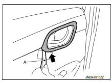 Rear door finisher