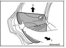 Rear door finisher