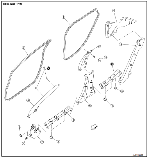 Body side trim