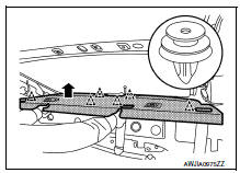 Rear parcel shelf finisher