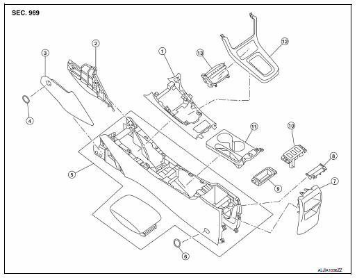 Center console assembly