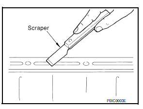 Liquid gasket application procedure