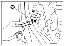 Front door lock : removal and installation