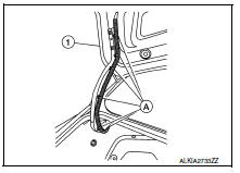 Trunk lid assembly : removal and installation