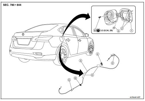 Fuel filler lid opener