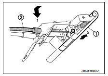 Fuel filler opener cable