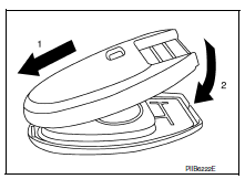 Intelligent key battery