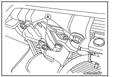 Hood lock control : removal and installation