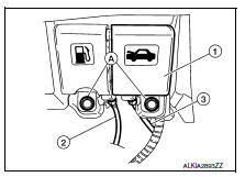 Hood lock control : removal and installation