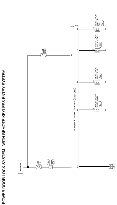 Power door lock system