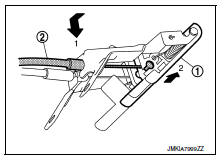 Fuel filler opener cable